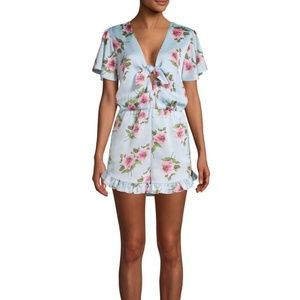 NWT Design Lab Ruffle Hem Romper